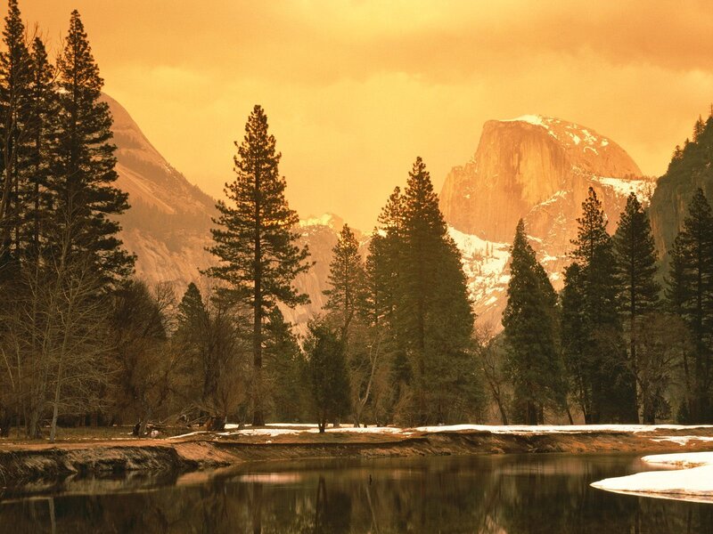 Yosemite at golden hour