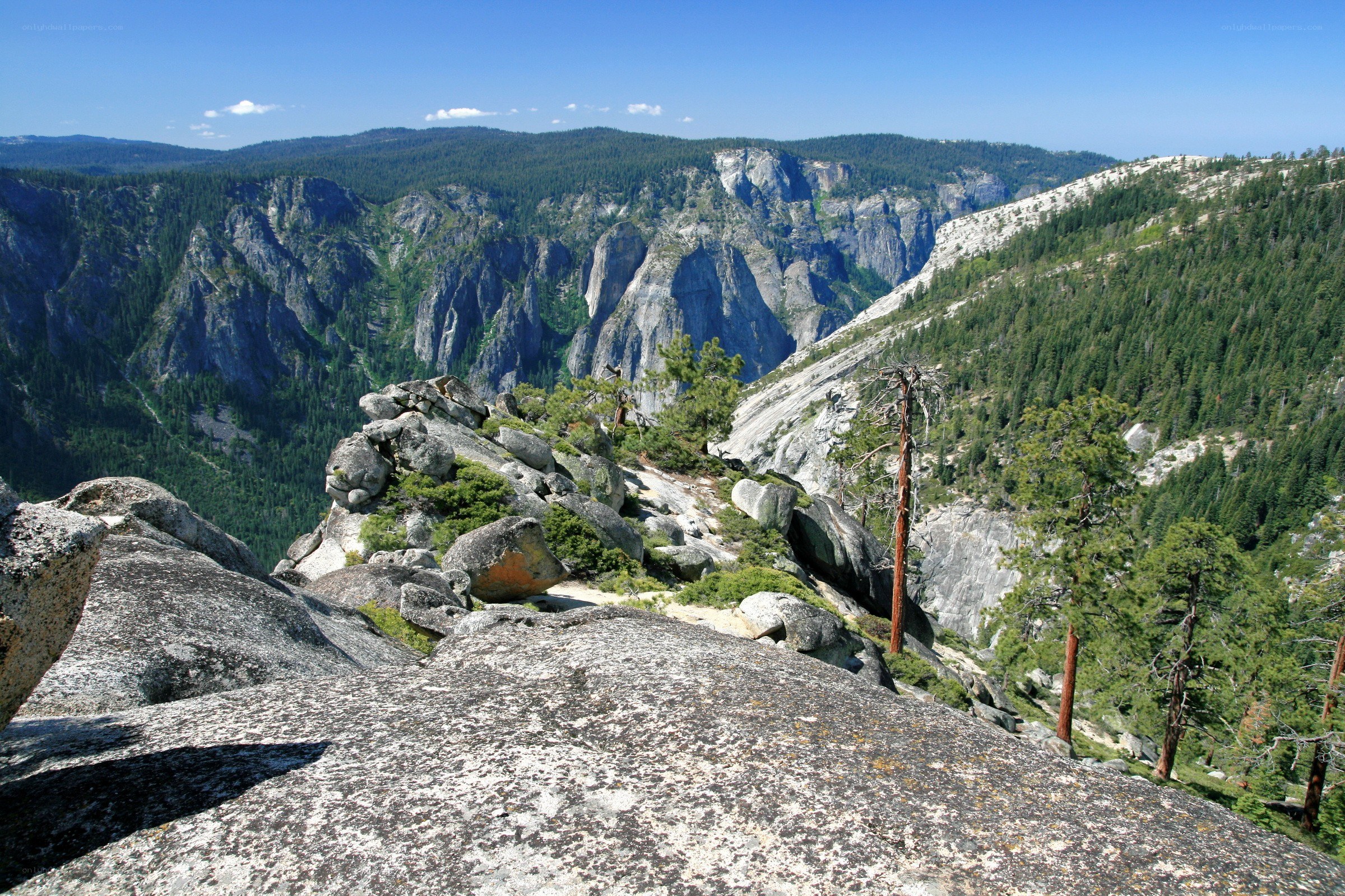 Yosemite canyon vista