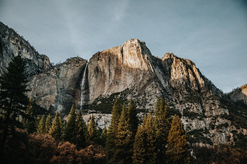 Yosemite Falls and Cliffs