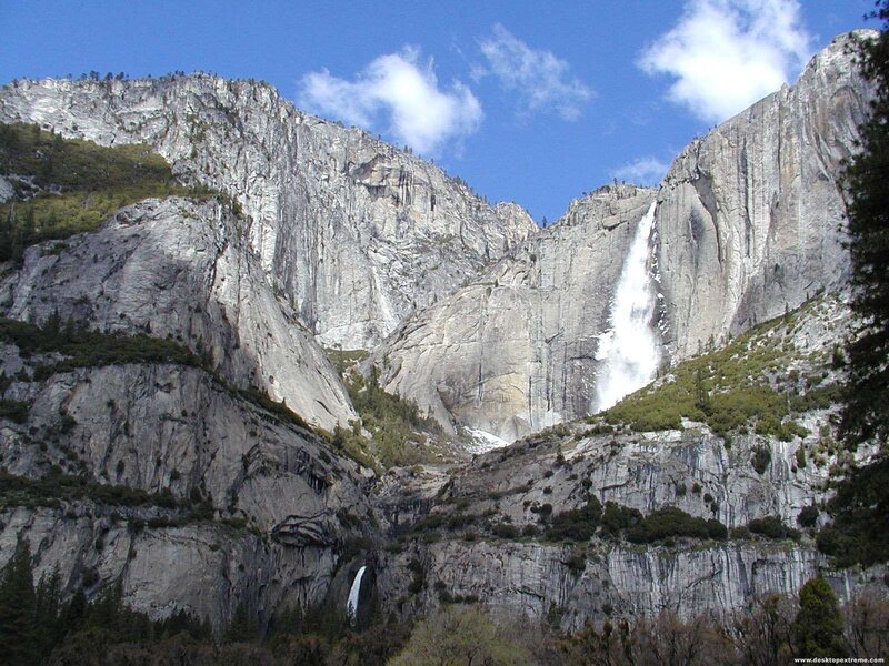 Yosemite Falls — Blue, Dramatic