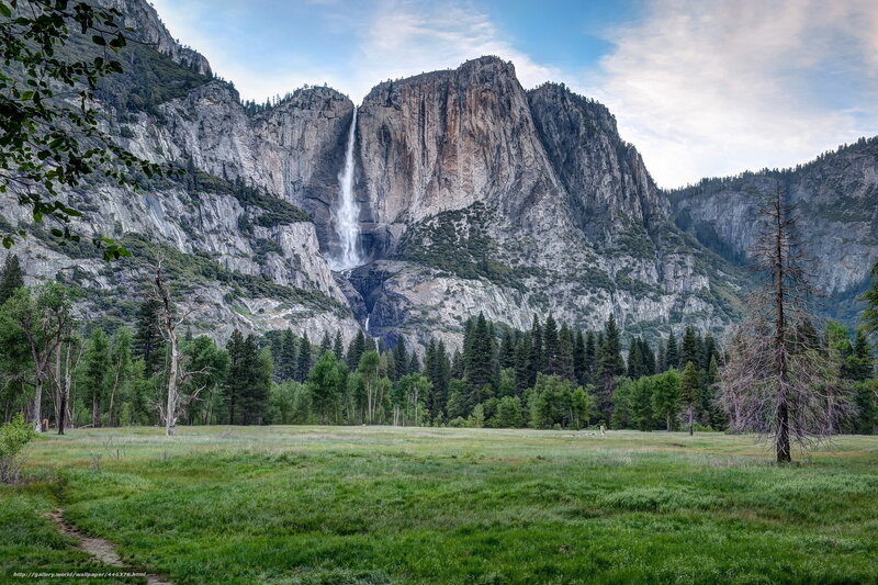 Yosemite Falls in spring