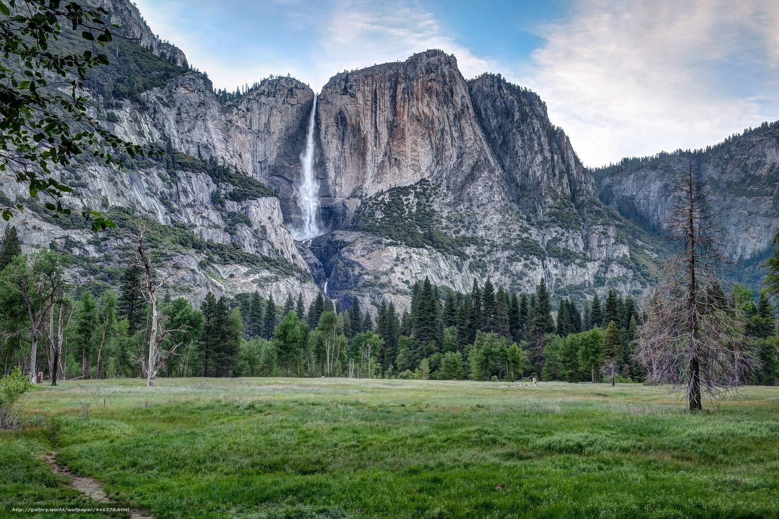 Yosemite Falls in spring
