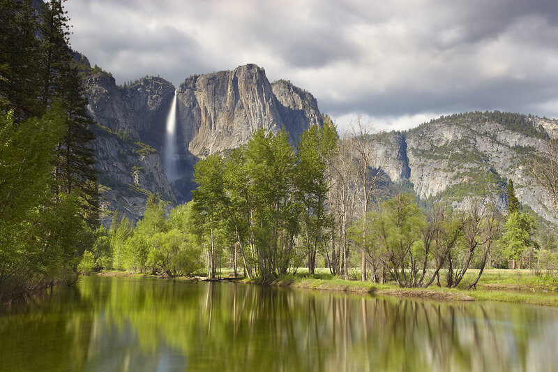 Yosemite Falls in spring