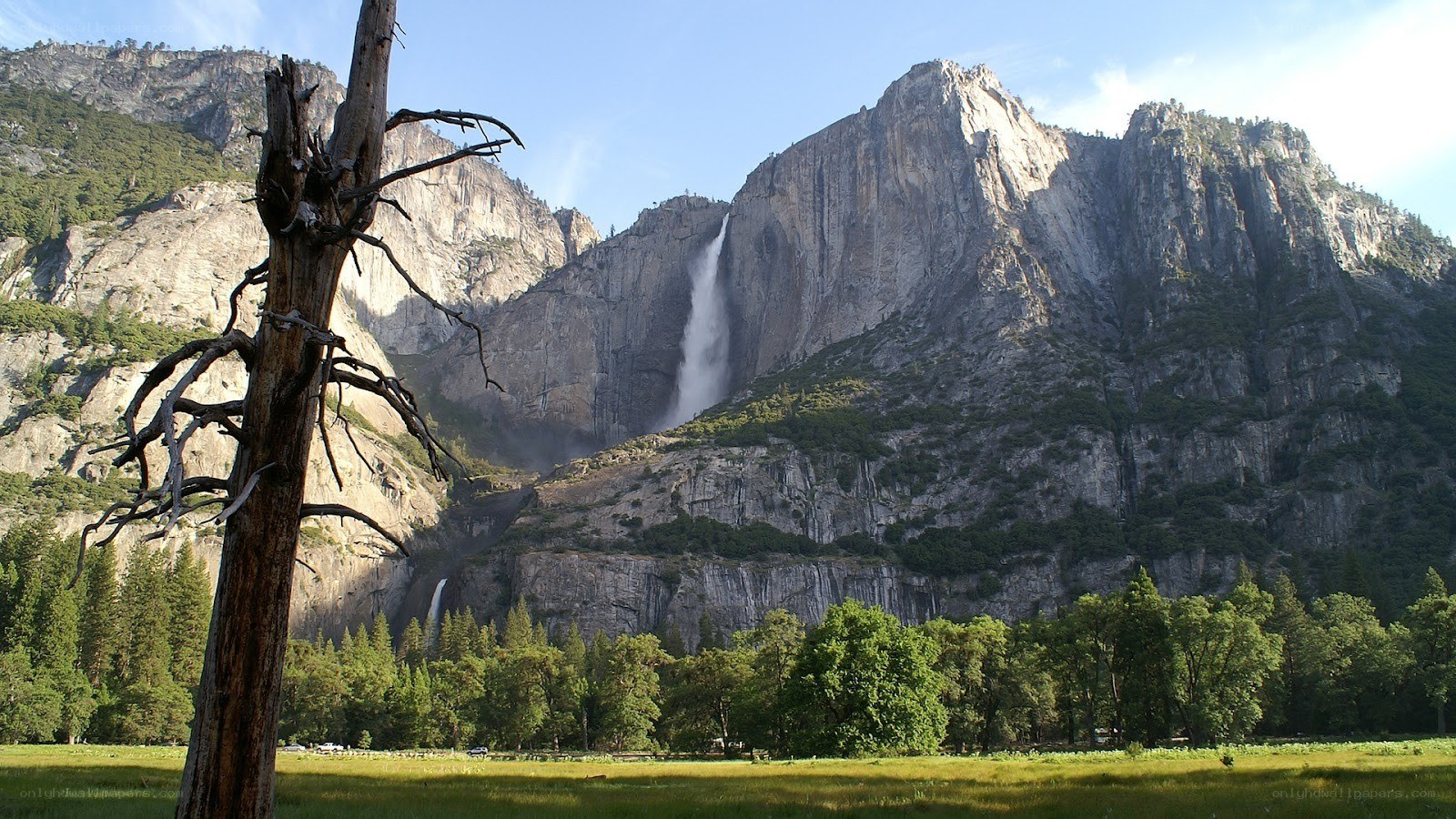 Yosemite Falls in summer