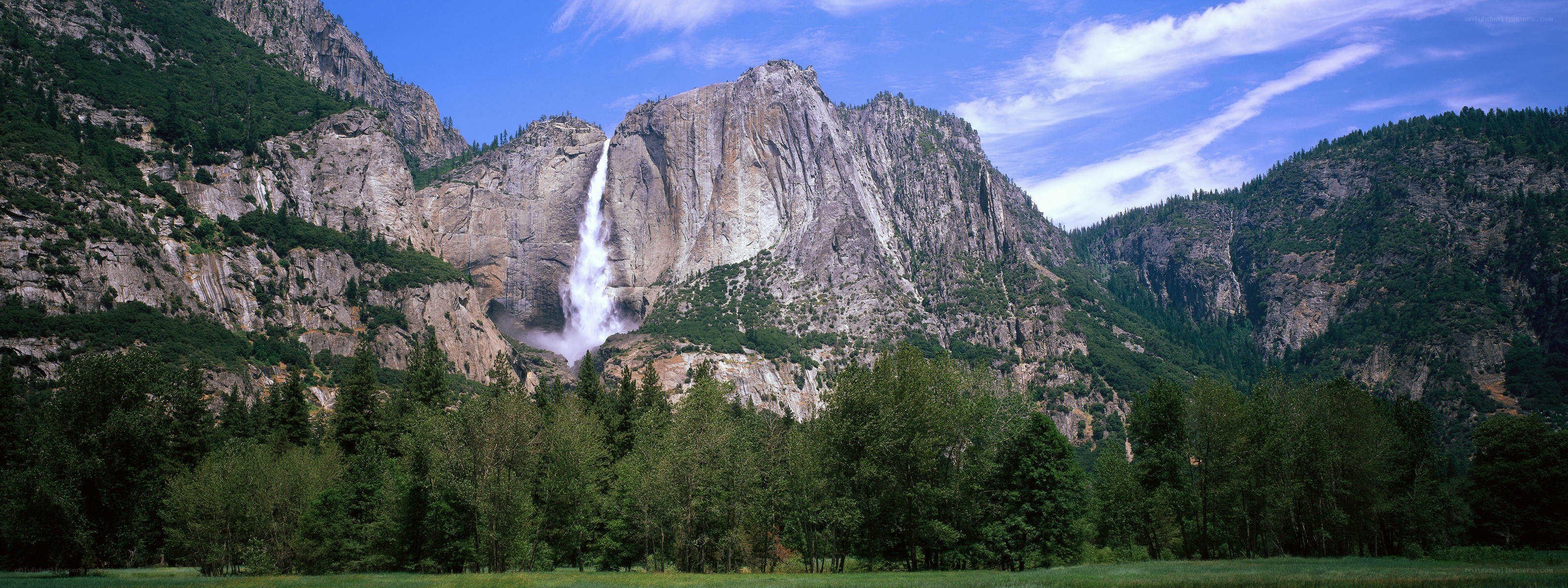 Yosemite Falls in summer