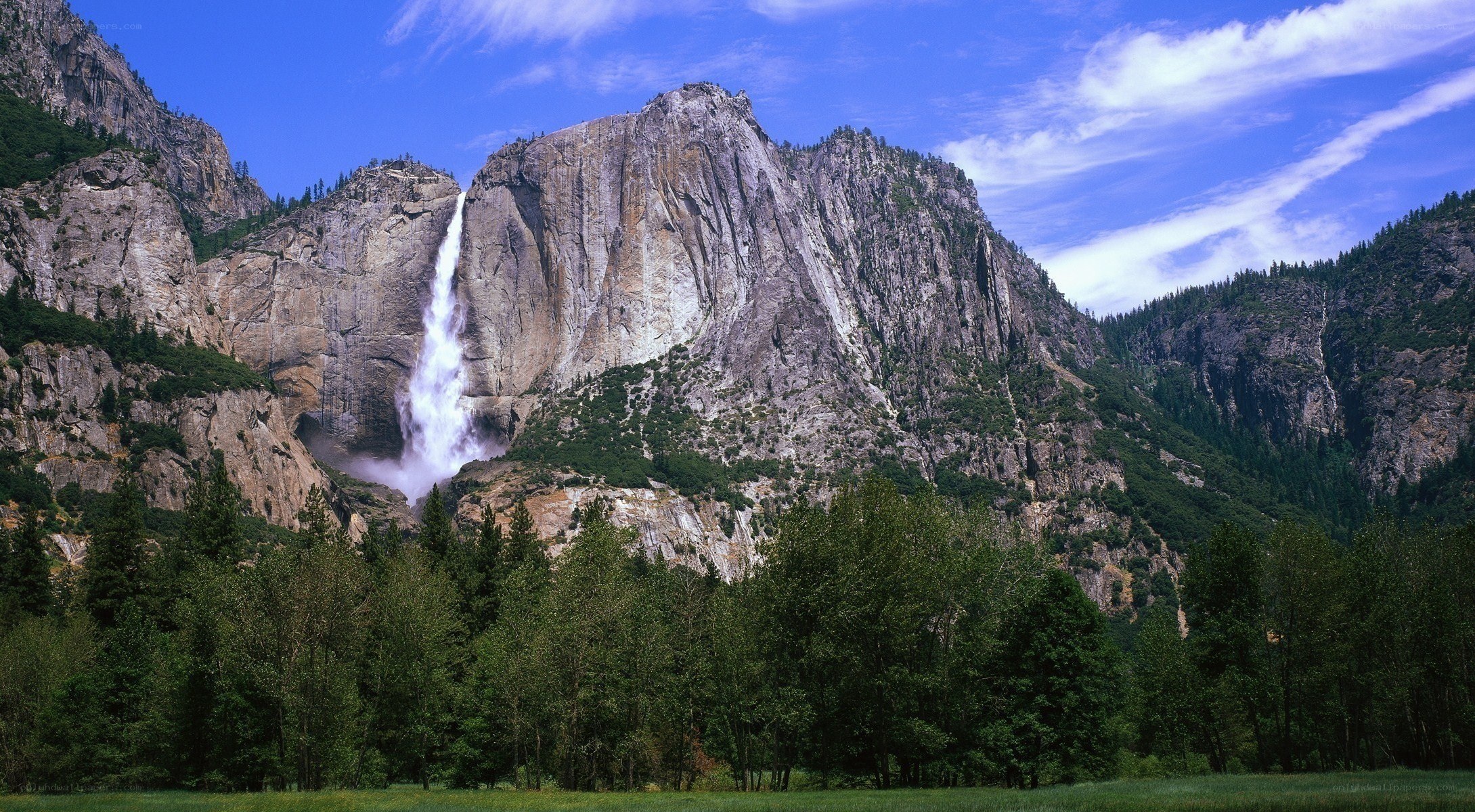 Yosemite Falls in summer