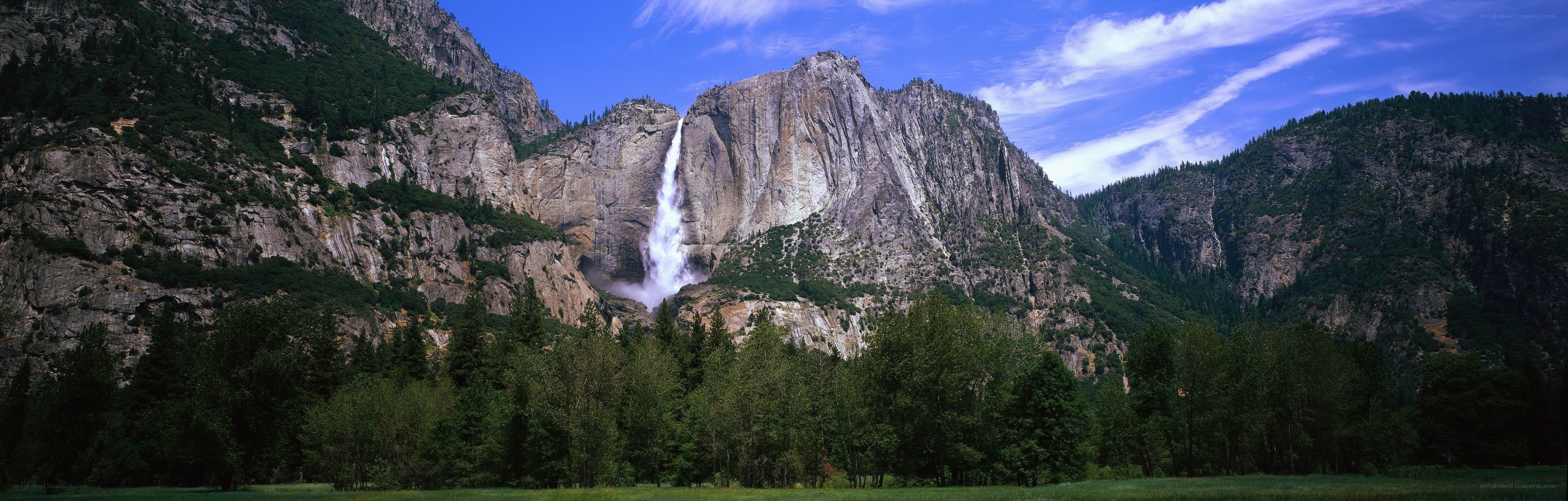 Yosemite Falls in summer