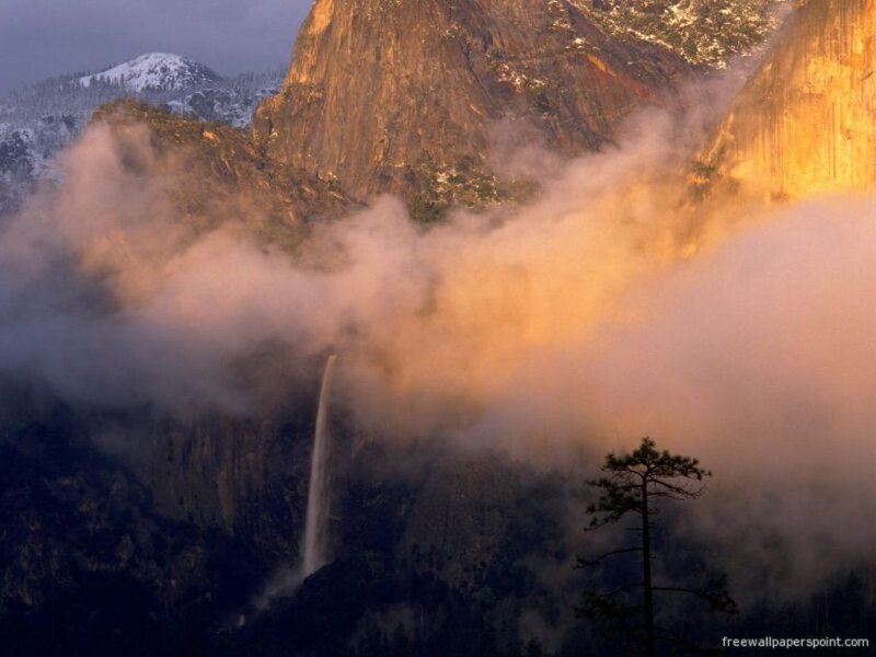 Yosemite Falls — Orange