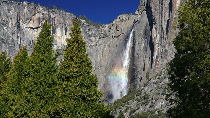 Yosemite Falls Rainbow — Green