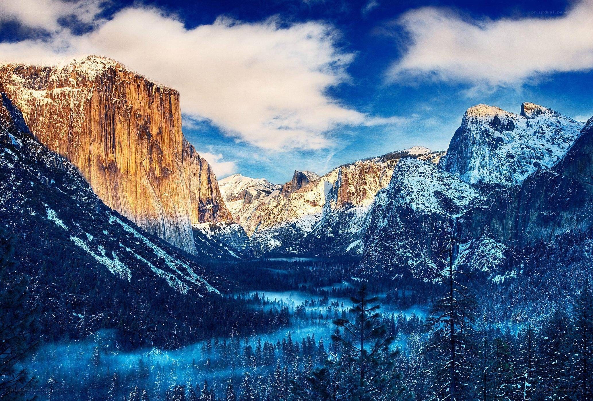 Yosemite in winter