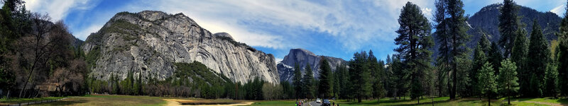 Yosemite National Park — Blue, Serene, Afternoon, Photograph, Mountains, Trees