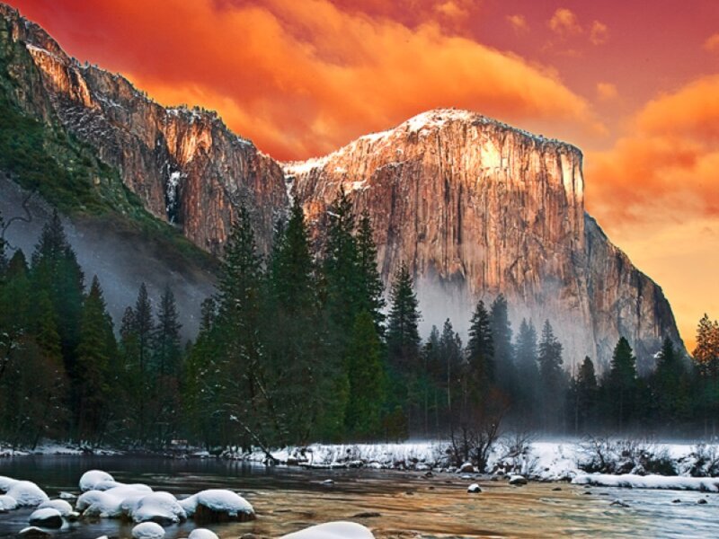 Yosemite National Park — Orange