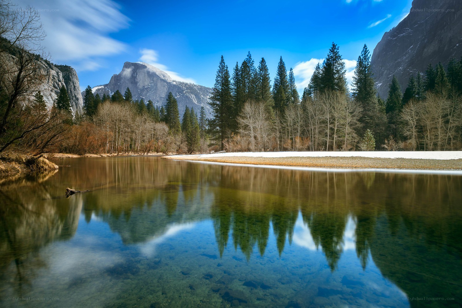 Yosemite river reflection