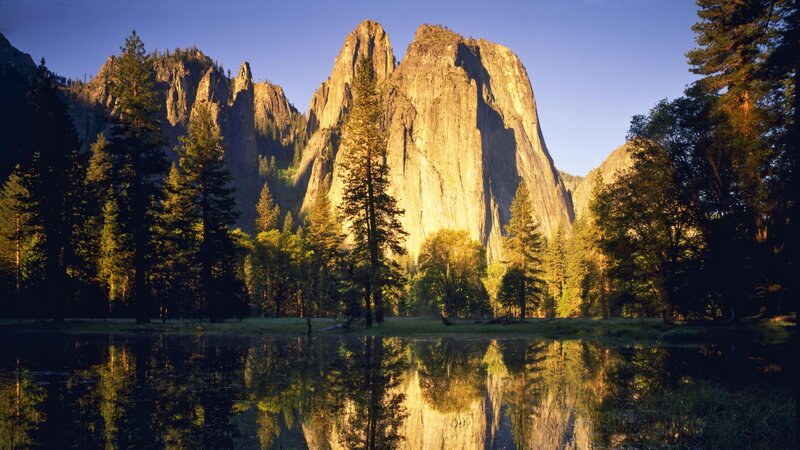 Yosemite's El Capitan at sunrise