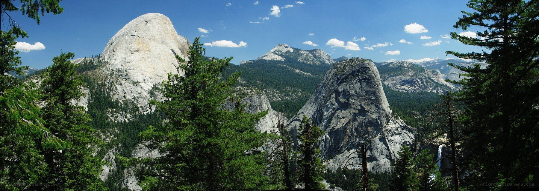Yosemite's Half Dome and El Capitan