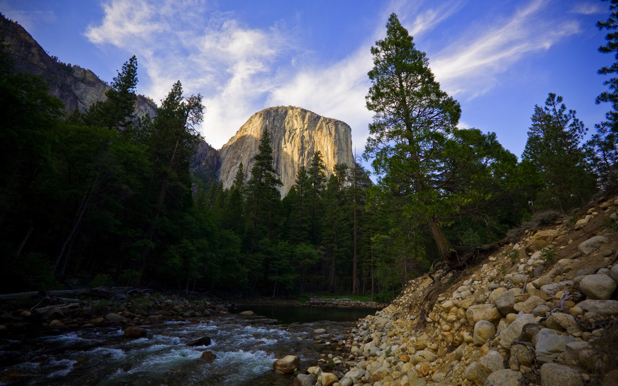 Yosemite's Half Dome at dawn
