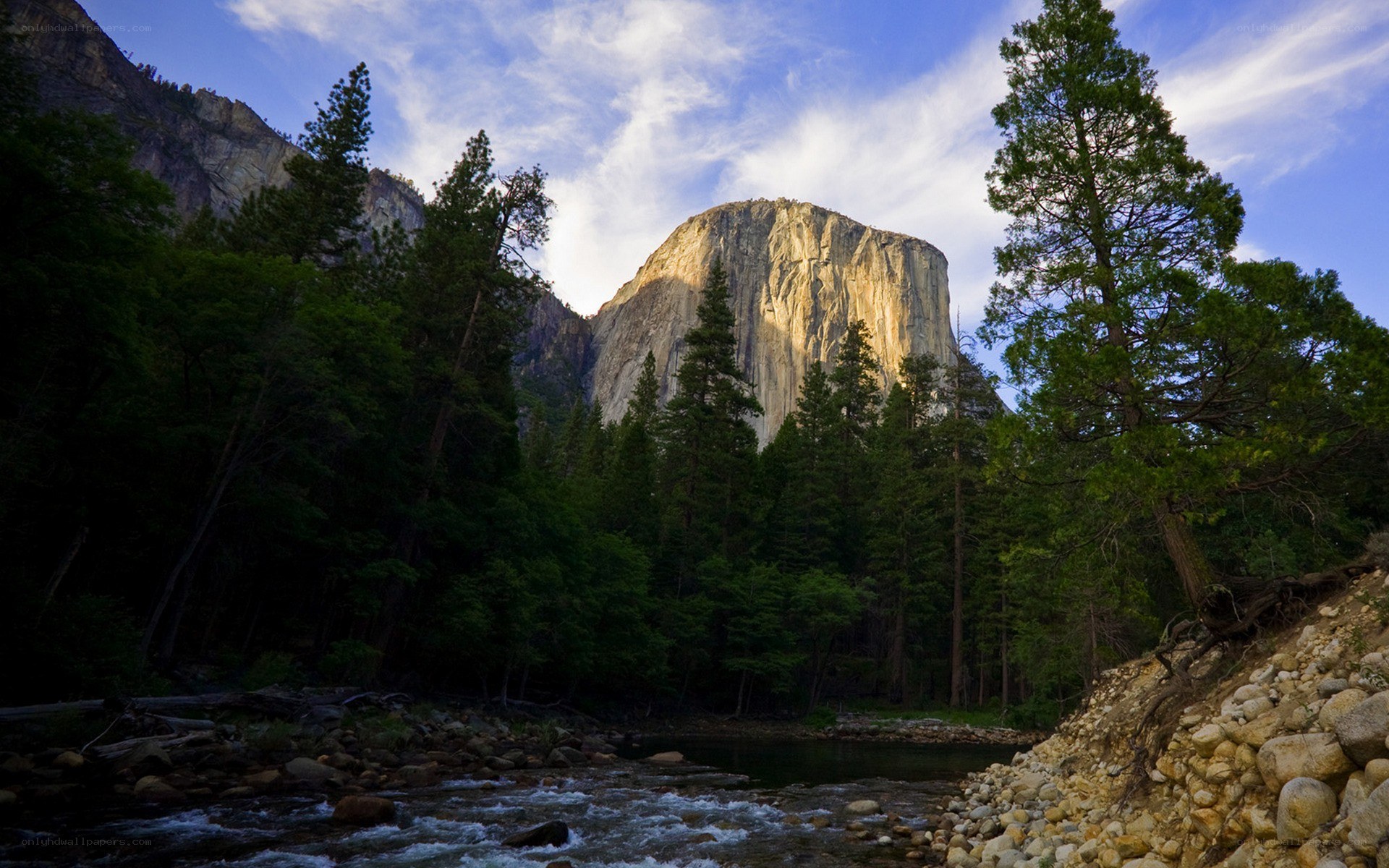 Yosemite's Half Dome at dawn
