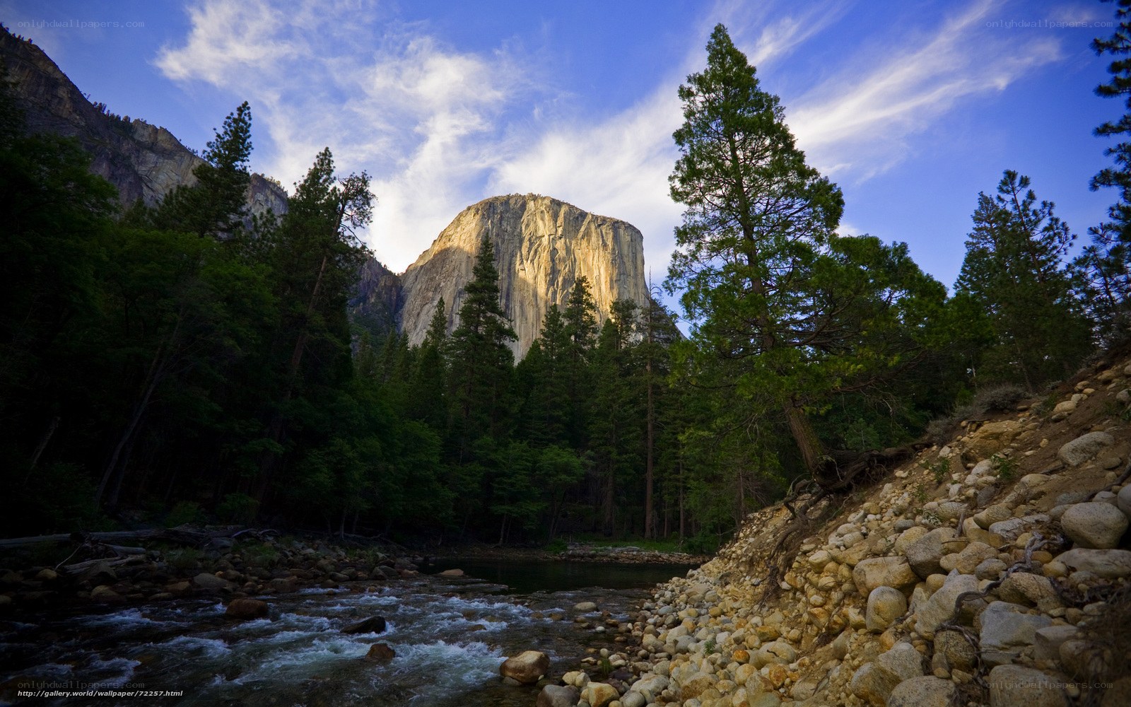 Yosemite's Half Dome at dawn