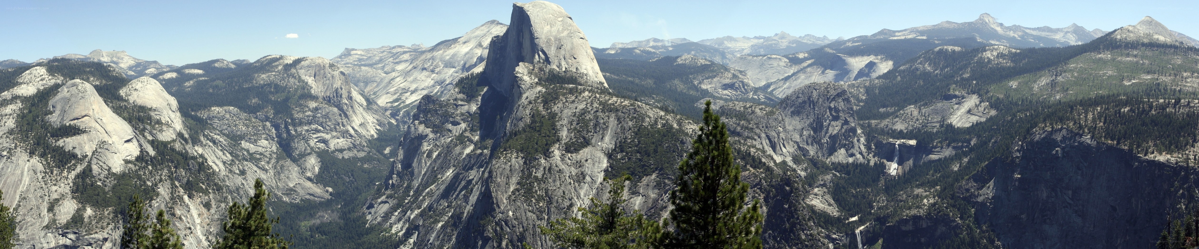 Yosemite's Half Dome panorama