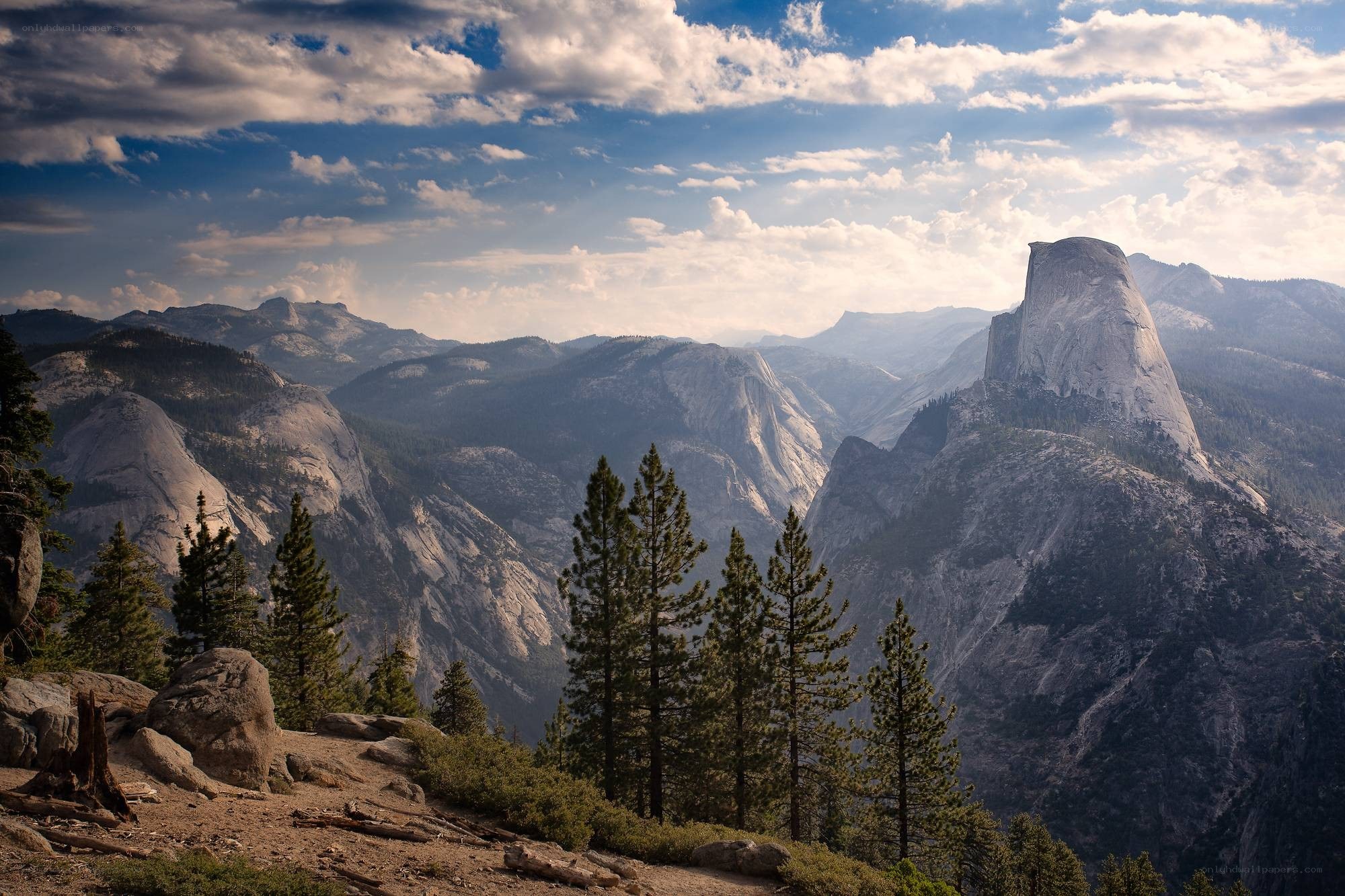 Yosemite's Half Dome vista