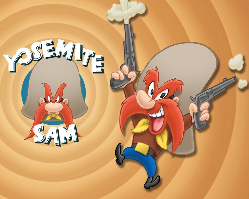 Yosemite Sam Character — Orange