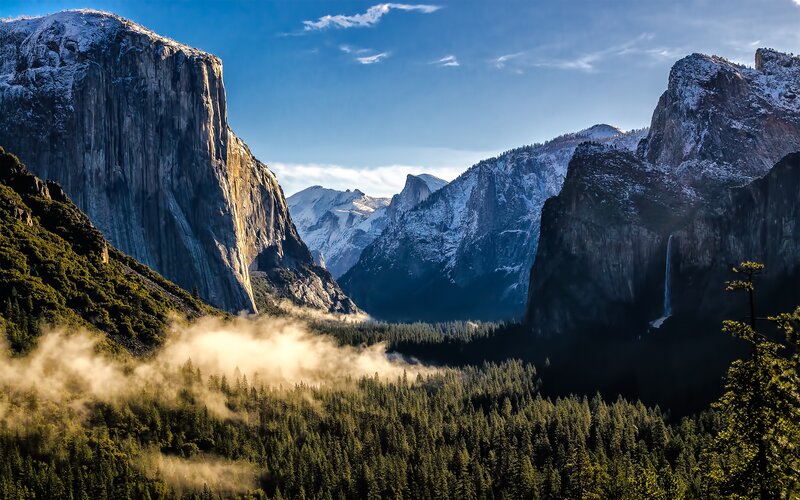 Yosemite Valley at sunrise