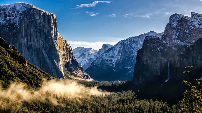 Yosemite Valley at sunrise