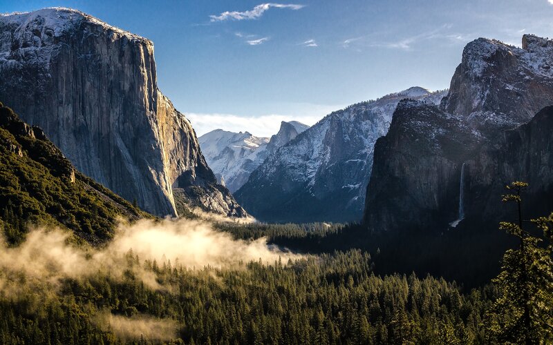 Yosemite Valley at sunrise
