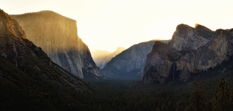 Yosemite Valley at sunrise