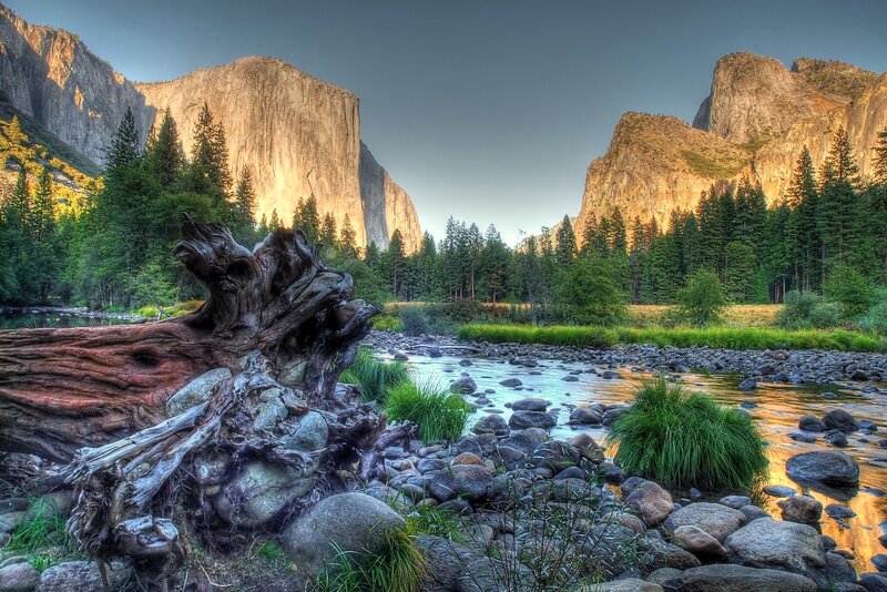 Yosemite valley at sunrise
