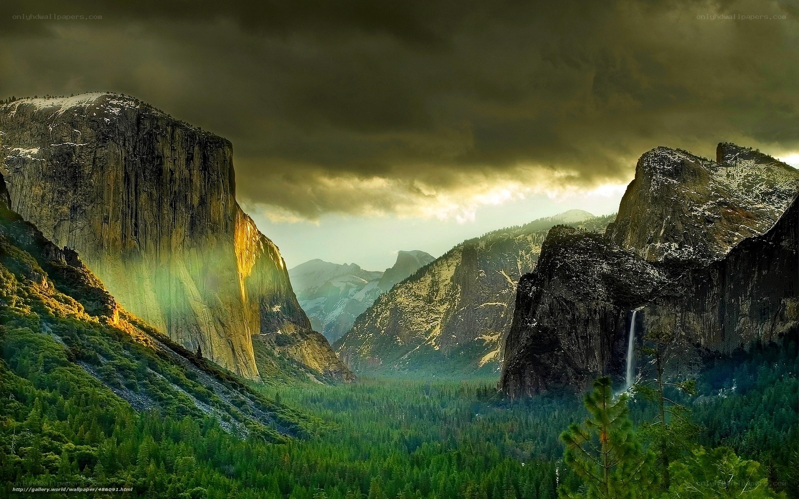 Yosemite Valley at Sunset