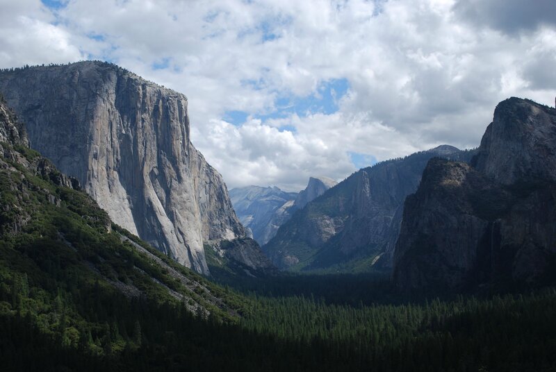 Yosemite Valley Cliffs — Green