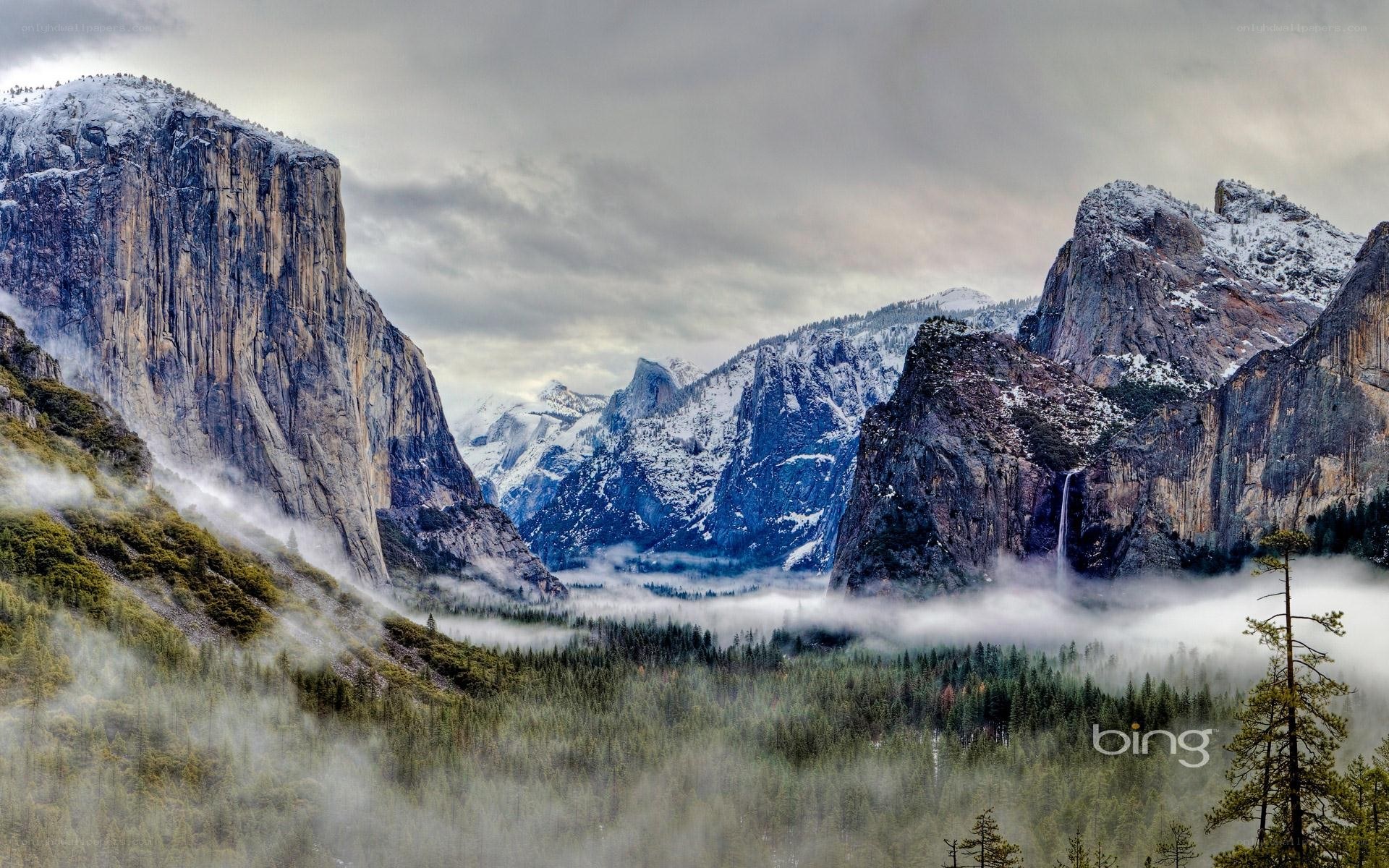Yosemite Valley in winter
