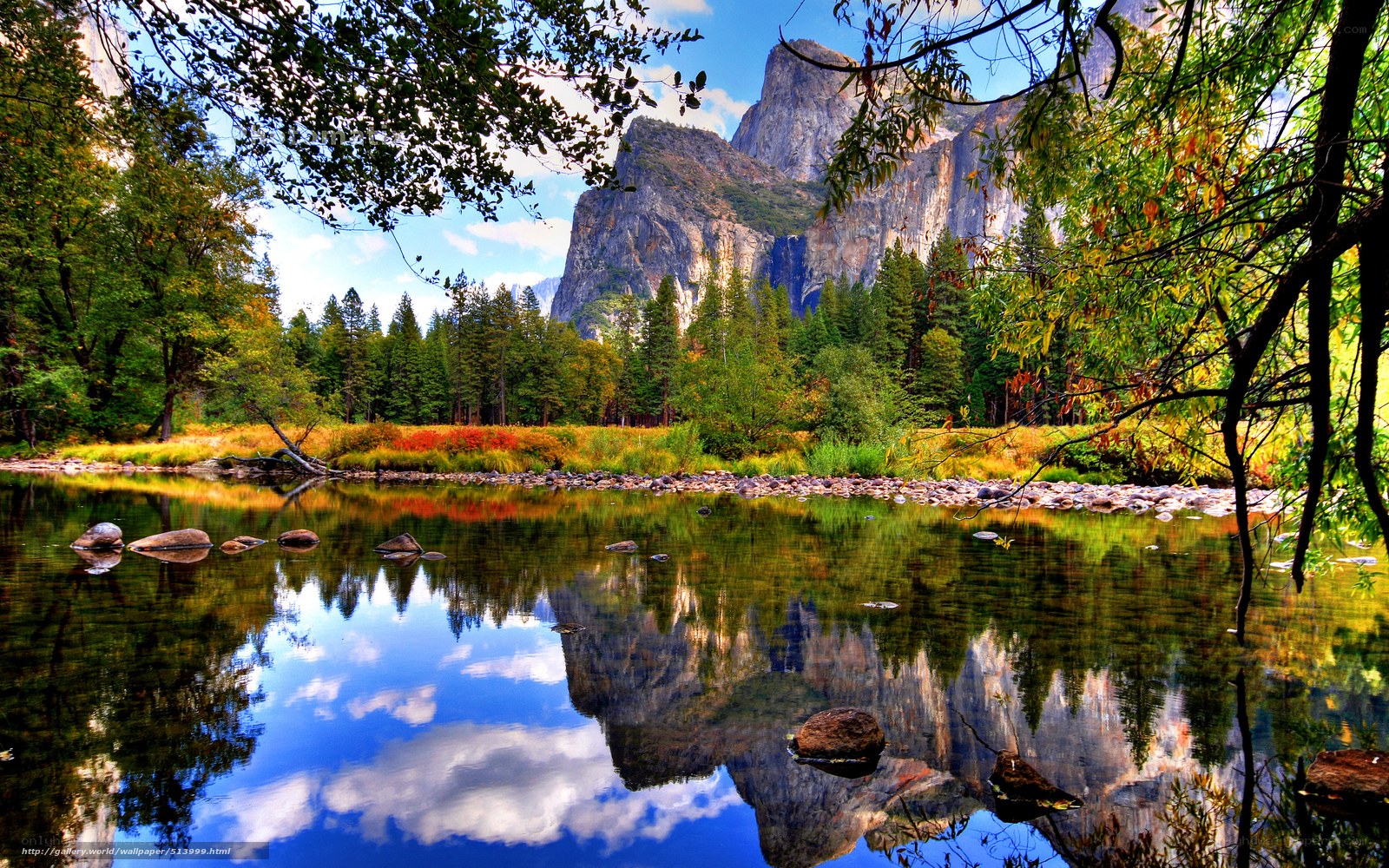 Yosemite valley landscape