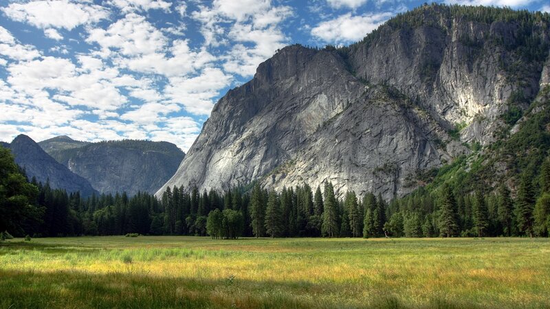 Yosemite valley landscape