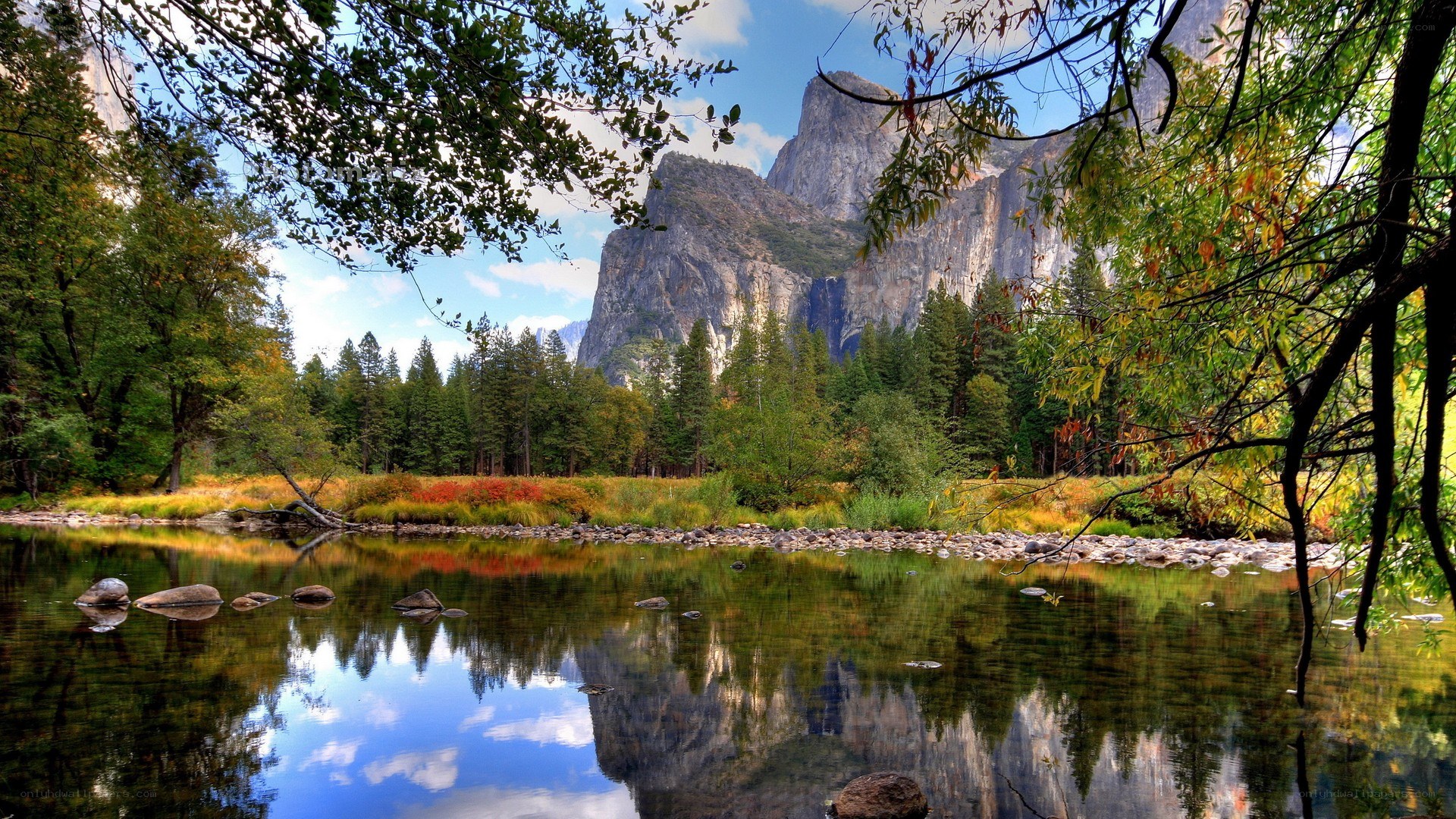 Yosemite valley landscape