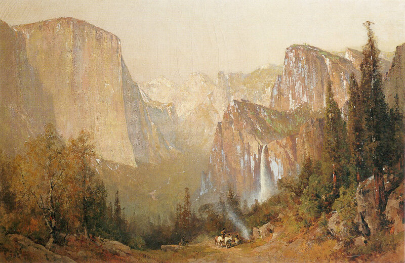 Yosemite Valley Landscape — Brown
