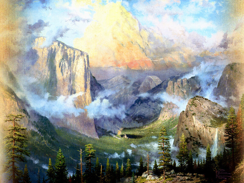 Yosemite Valley Landscape — Green