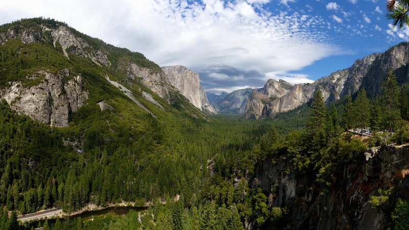 Yosemite Valley panoramic view