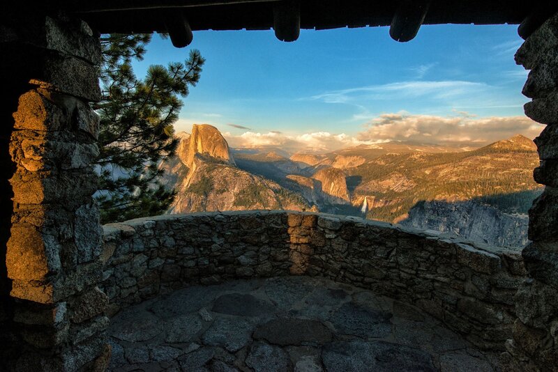 Yosemite Valley View — Blue
