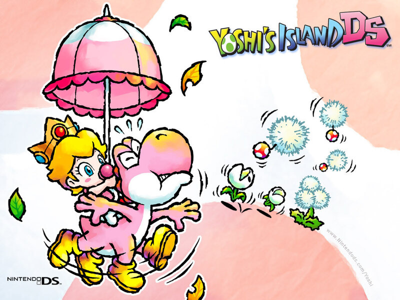 Yoshi and Peach on an adventure
