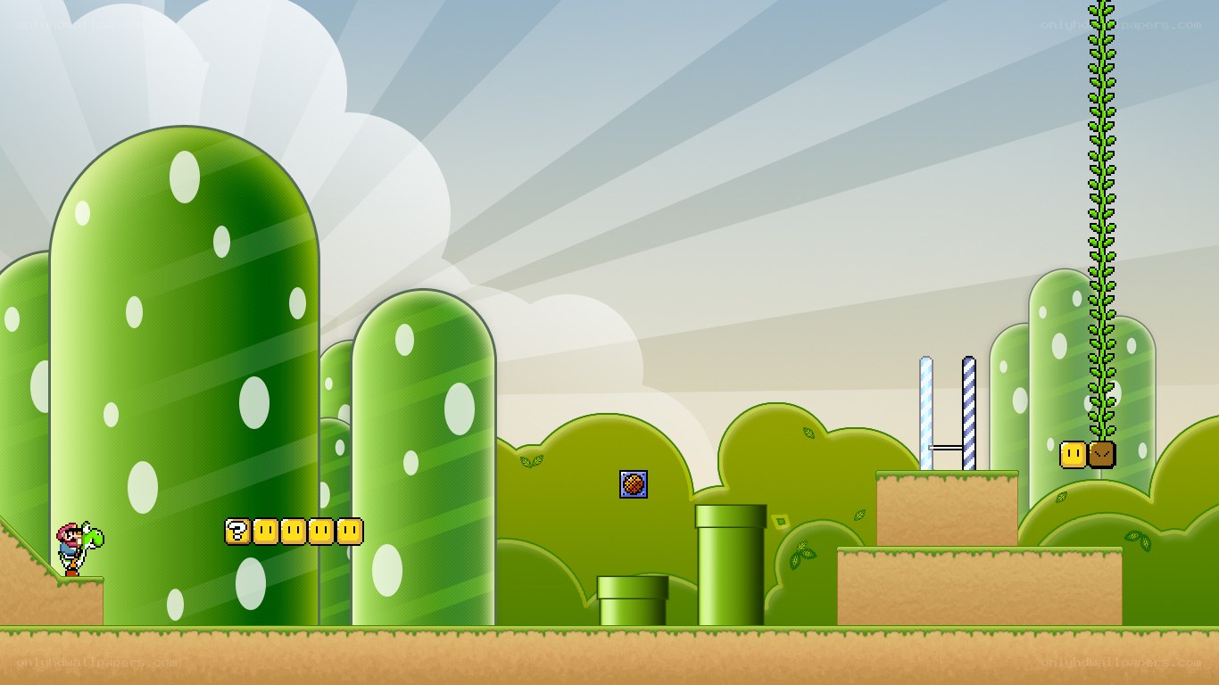 Yoshi in a green world