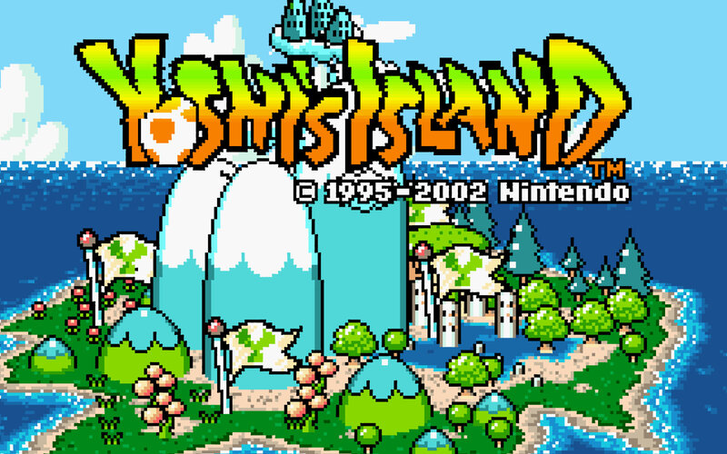 Yoshi's Island title screen
