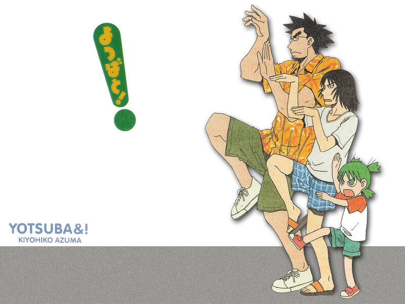 Yotsuba &! characters in action
