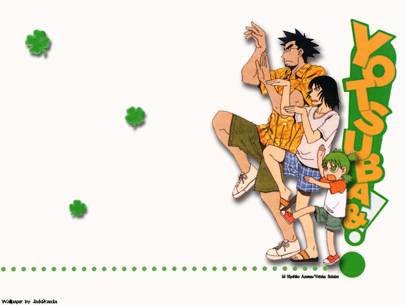 Yotsuba & characters wallpaper