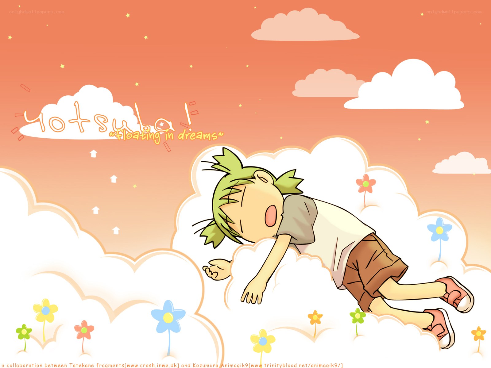 Yotsuba floating in dreams