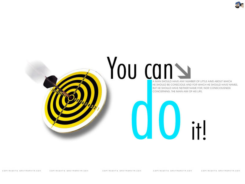 You can do it!