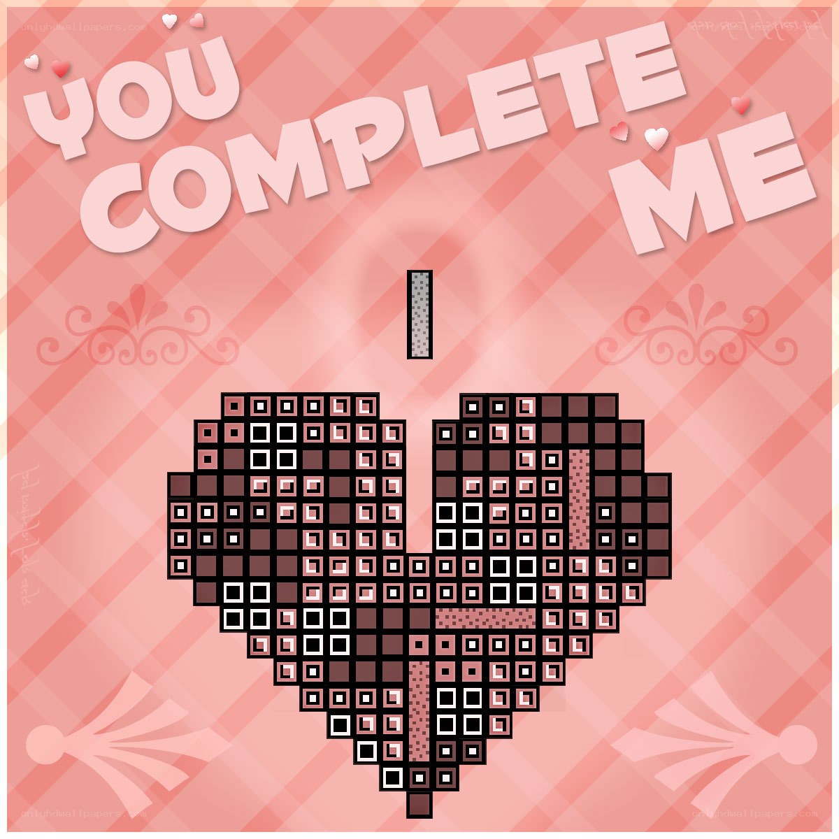 You Complete Me Heart