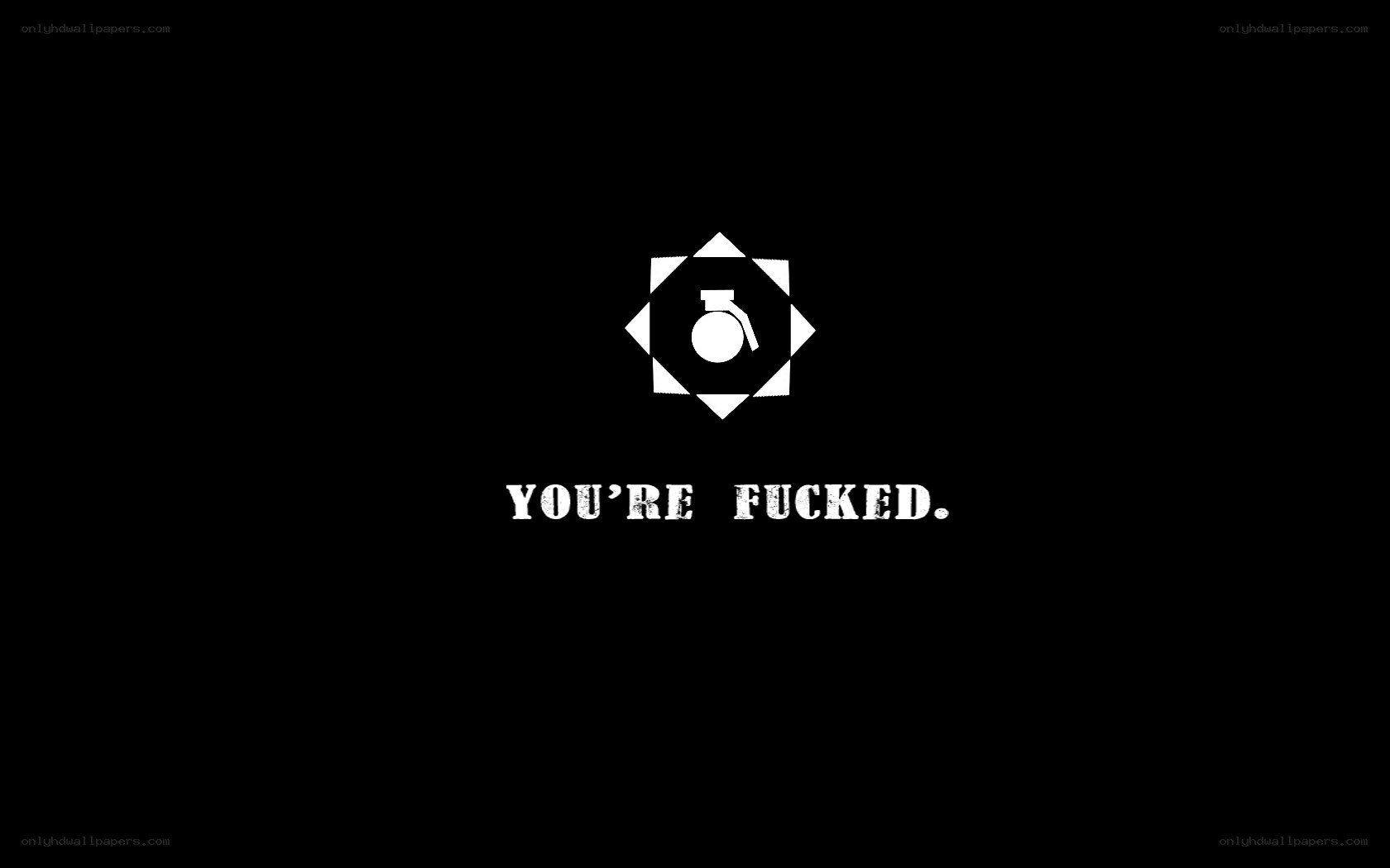 You're Fucked screen