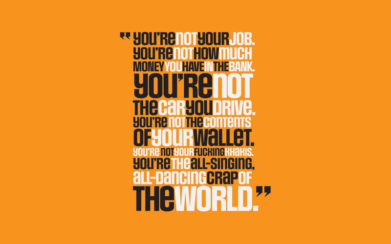 you're not the world